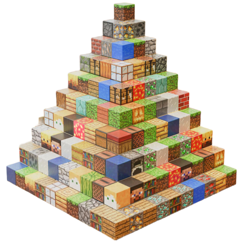 移动端、京东百亿补贴：童年无限 我的世界磁力方块儿童玩具磁力积木玩具