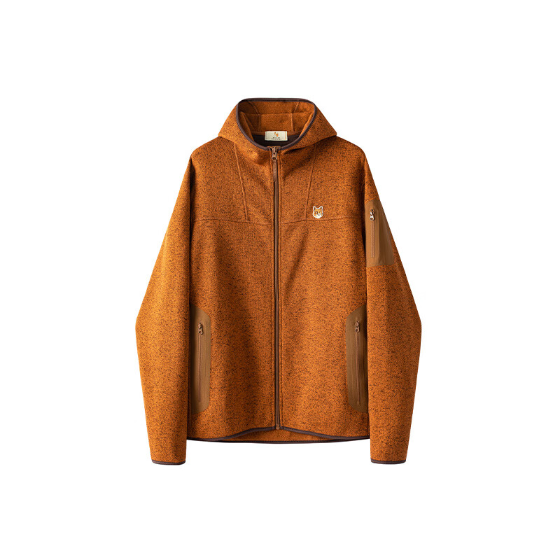 William fox&sons 城市轻户外新型强力纤维混色精针织户外风功能性冲锋连帽卫