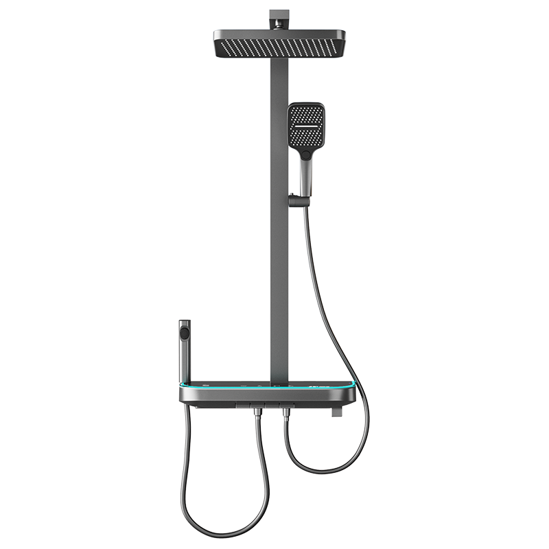 四季沐歌 花洒套装 增压精铜淋浴器钢琴键 M-A83-5ZXHQ花 1351元