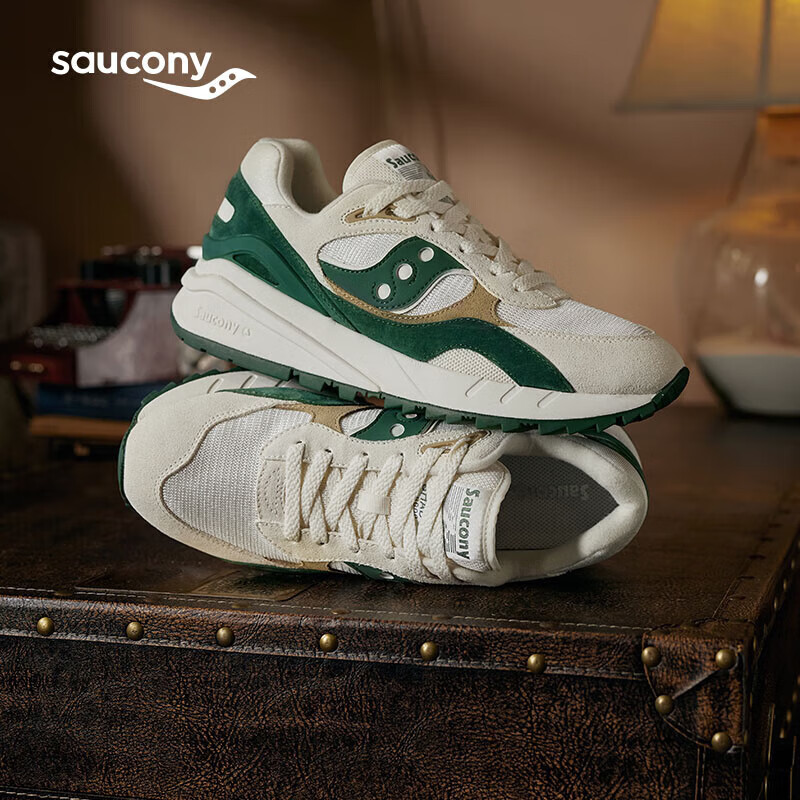 索康尼 saucony SHADOW 6000RE男女运动休闲鞋情侣复古运动鞋米绿41 499元