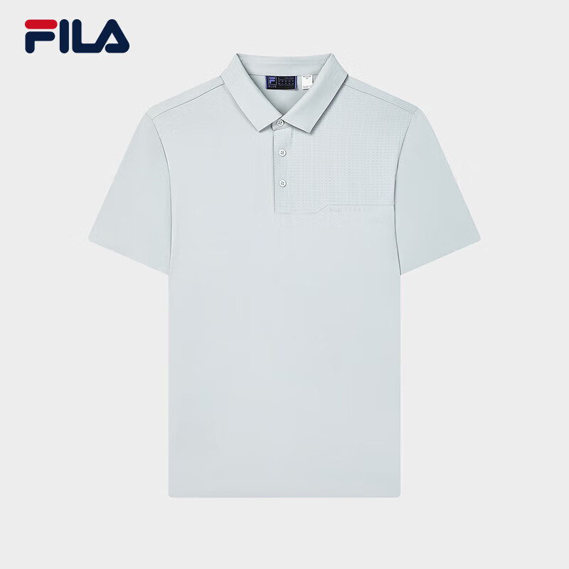 FILA 斐乐 官方男子针织短袖POLO衫2024秋季简约商务休闲上衣 579元