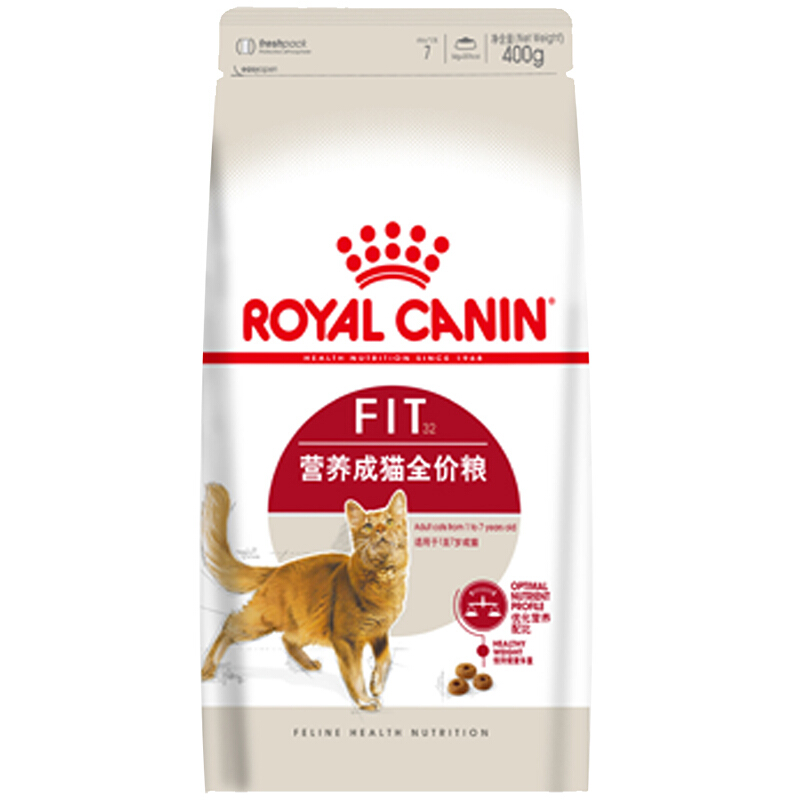 ROYAL CANIN 皇家 F32成猫猫粮 400g 24.61元