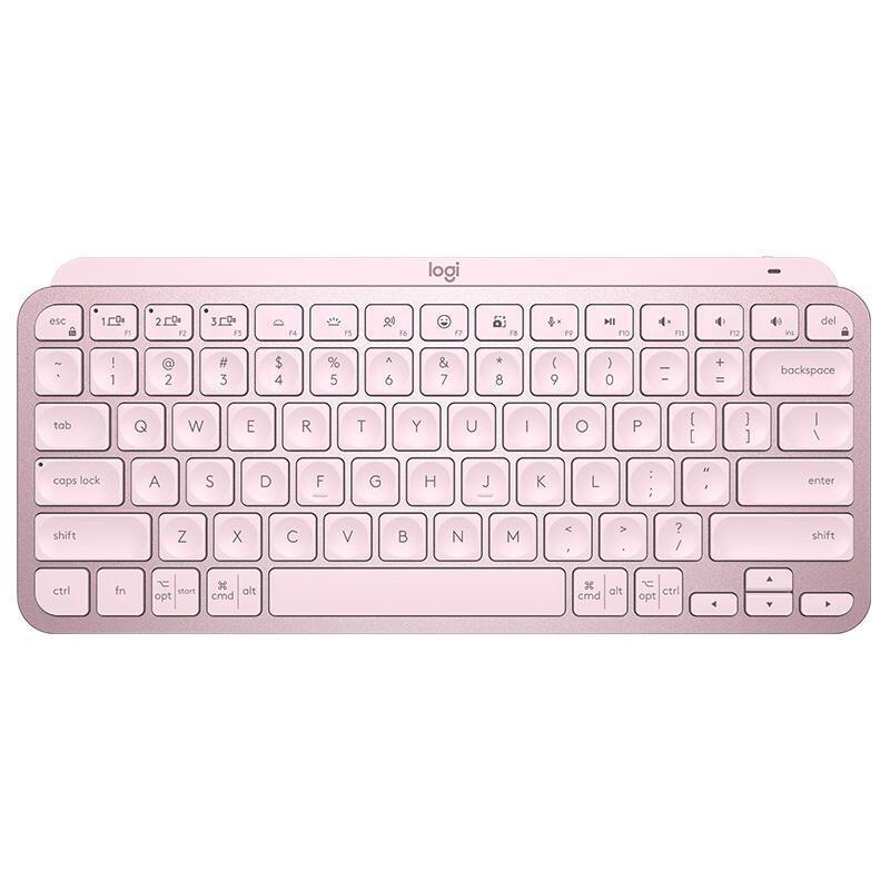 logitech 罗技 MX Keys Mini 79键 蓝牙无线薄膜键盘 玫瑰粉 单光 659元（需用券）