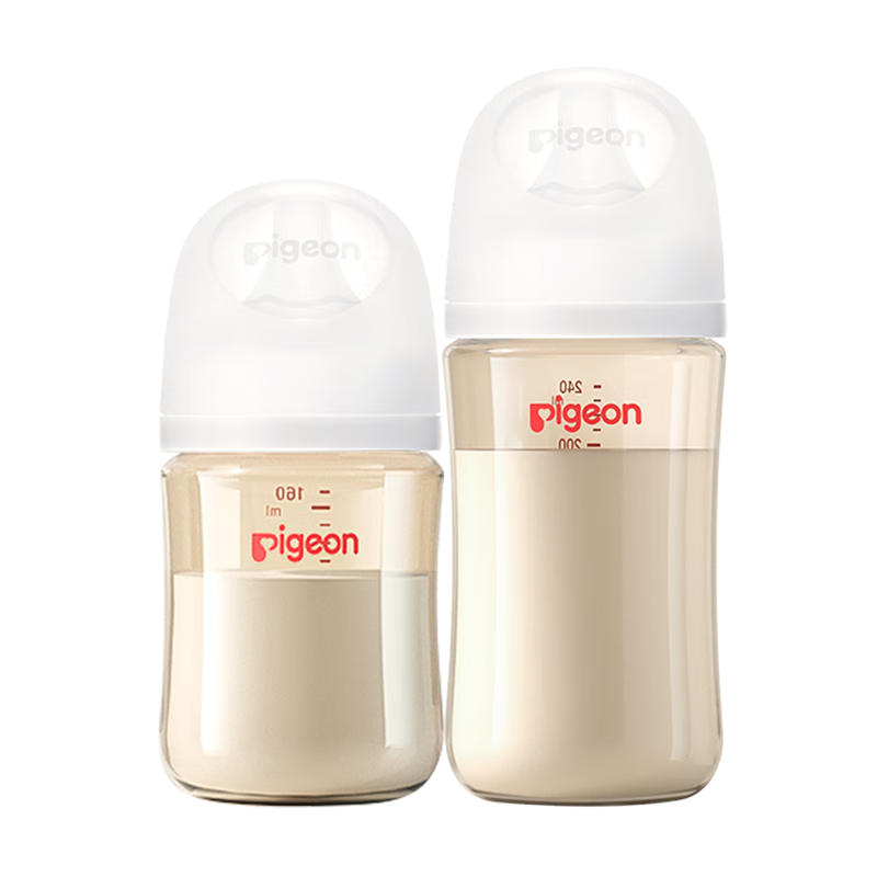 贝亲 PPSU 新生儿奶瓶 宽口径防摔耐用 160ml+240ml 0-3个月+3-6月 133.25元(需领券)
