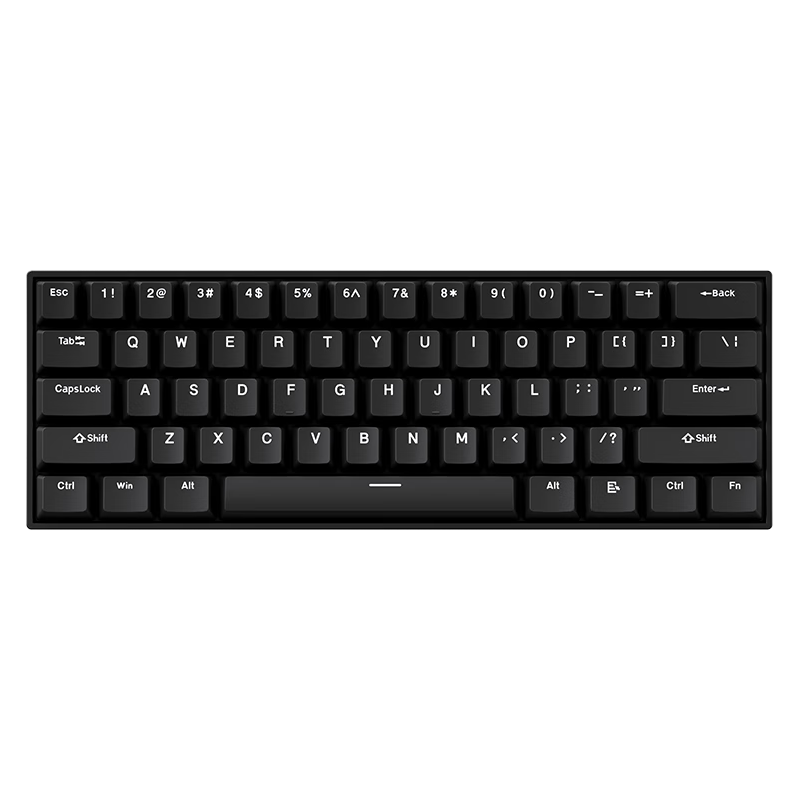 迈从 Ace 60 61键 有线机械键盘 黑色 蓝冰磁轴 无光 92.65元