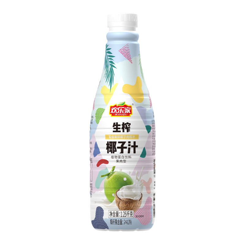 88VIP：HUANLEJIA 欢乐家 椰子汁 1.25L 12.25元