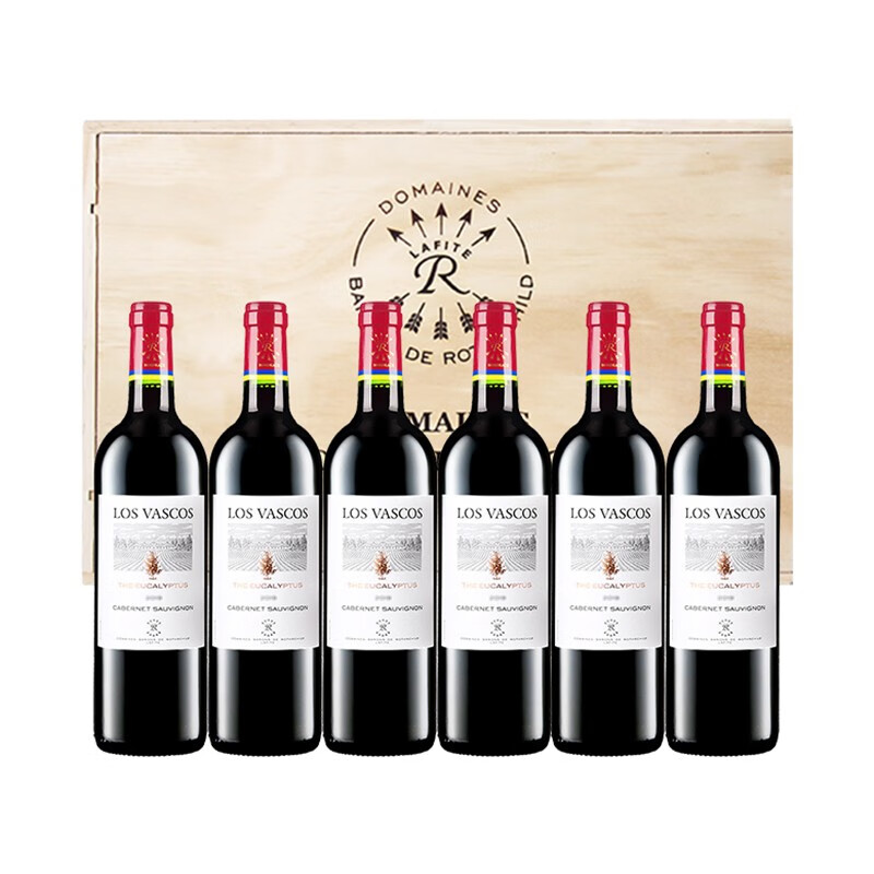 CHATEAU LAFITE ROTHSCHILD 拉菲古堡 智利原瓶进口 巴斯克有格 干红葡萄酒 750ml*6瓶