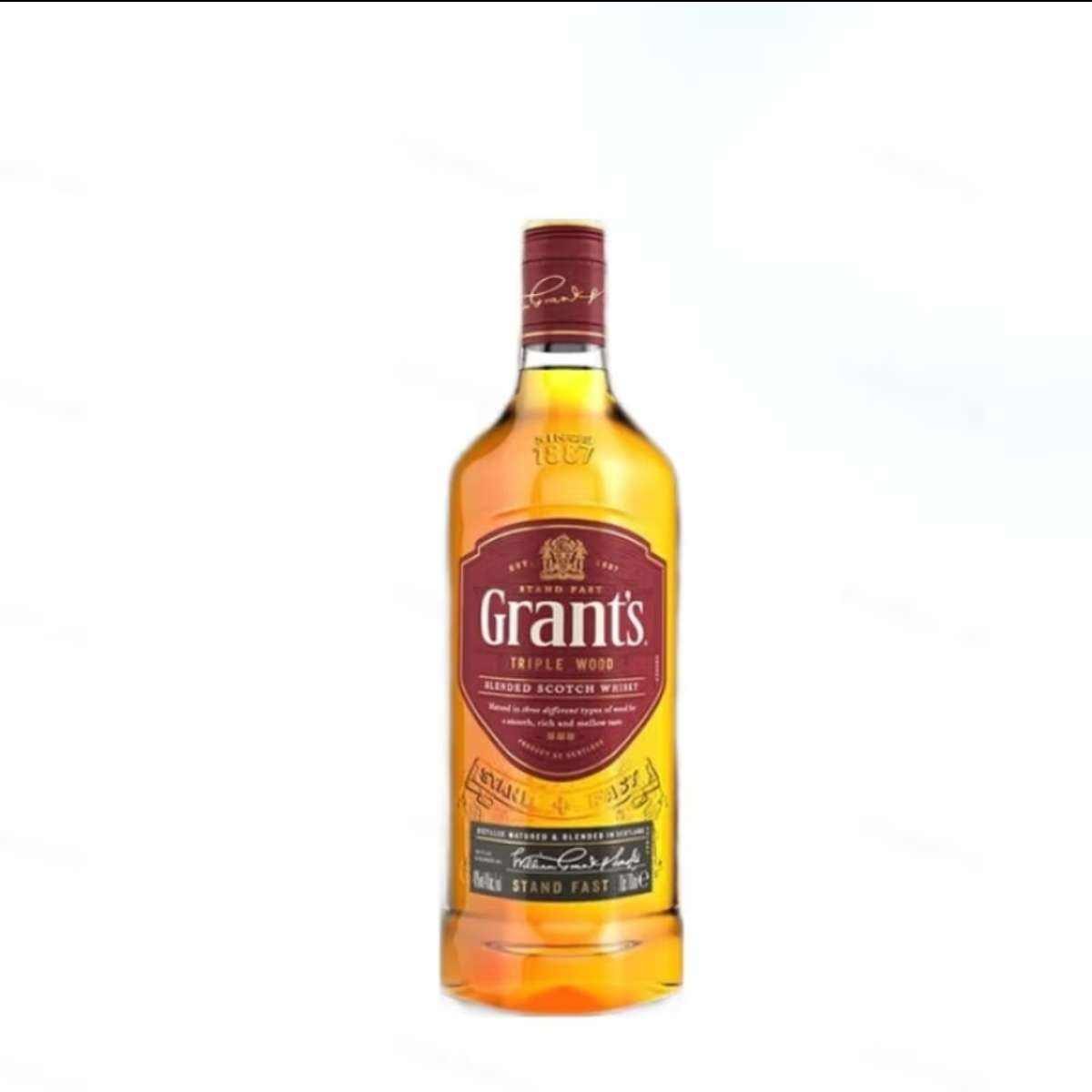 25日20点:格兰Grant’s 三桶陈酿调配型 苏格兰威士忌 1000ml 28元