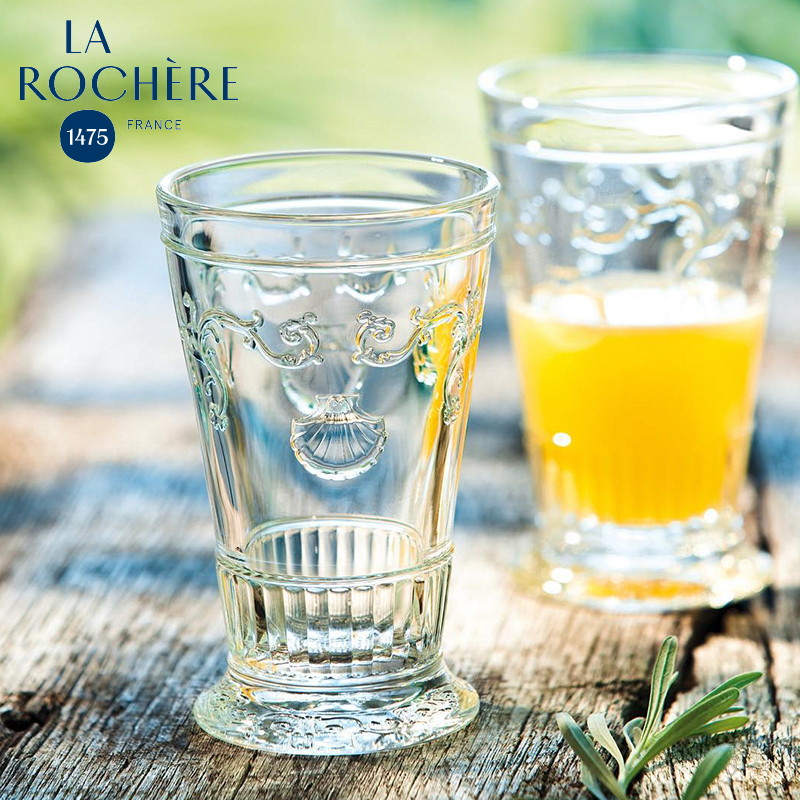 La Rochère 法国进口La Rochere玻璃杯水晶杯浮雕复古果汁杯中古杯水杯 61.2元