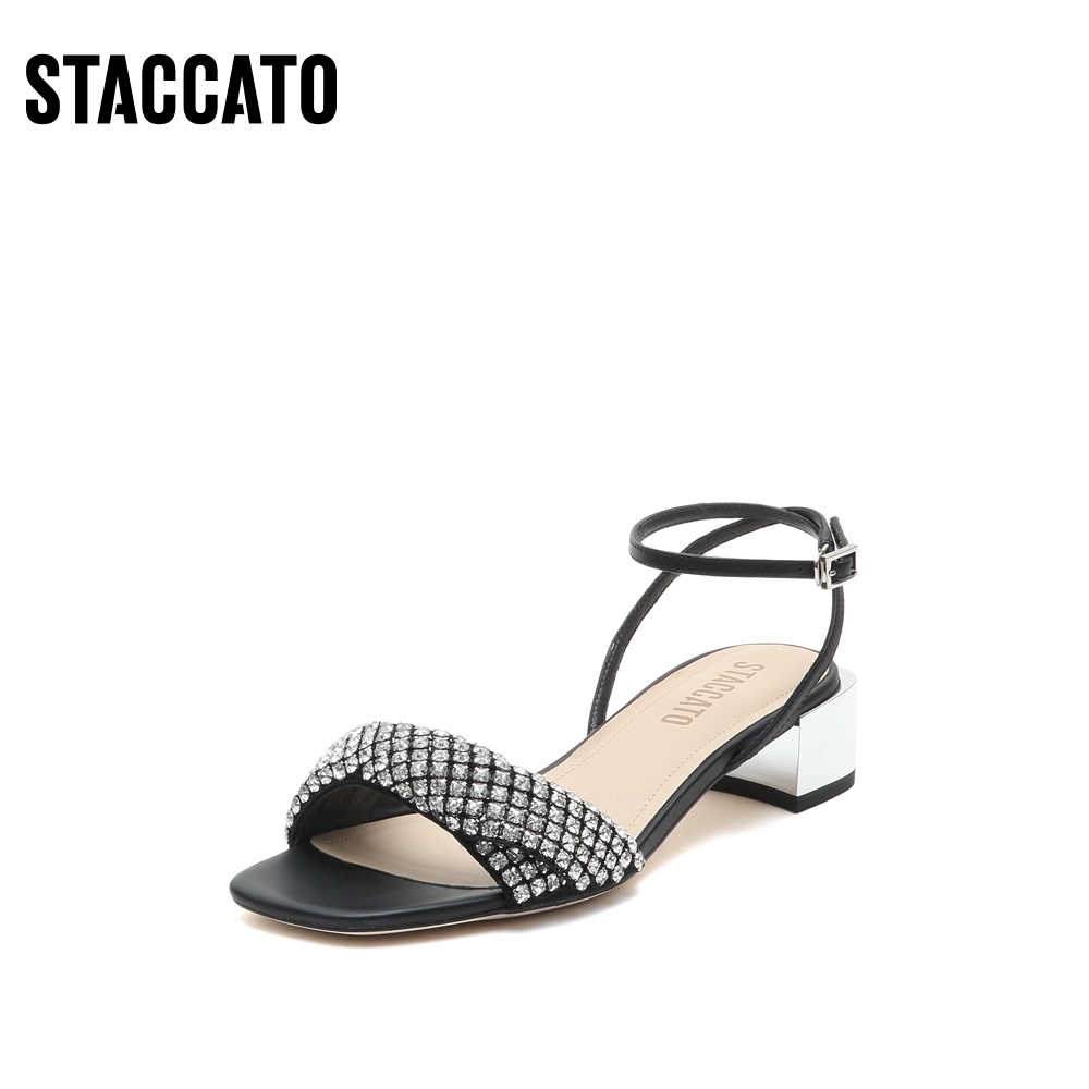 STACCATO 思加图 女士中跟凉鞋 EBO22BL2 348.2元（需买2件，共696.4元）