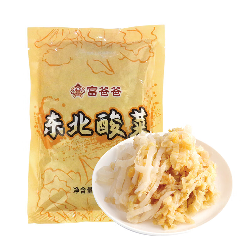 Fubaba 富爸爸 东北酸菜 400g 12元