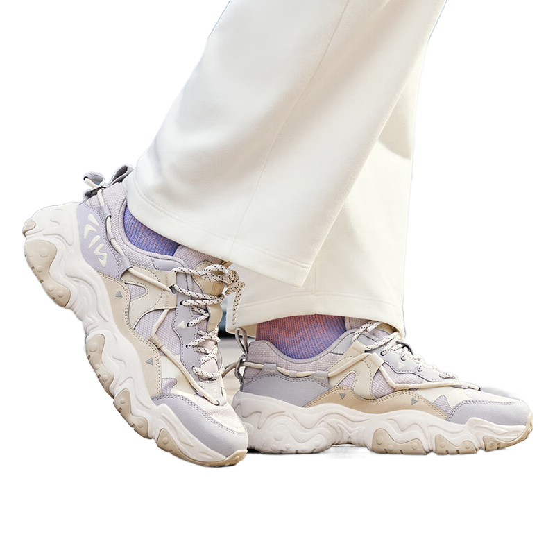 FILA 猫爪5代|杨幂同款FILA斐乐官方运动鞋女鞋夏季鞋子休闲鞋老爹鞋 337.12元