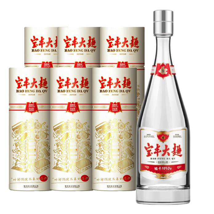88VIP：宝丰 大曲 第六代 50%vol 清香型白酒 178.6元