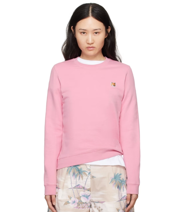 Maison Kitsune Pink Fox Head 卫衣 5.7折 $140（约1026.31元）