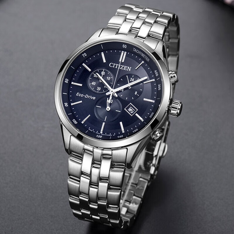 citizen 西铁城 男士光动能腕表 at2140-55l 1435元 - 京东商城