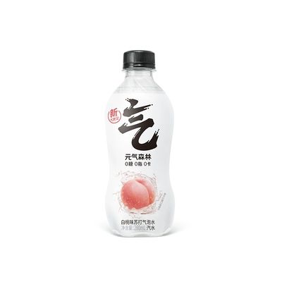 百亿补贴：元气森林 气泡水白桃味280ml*12瓶 14.9元