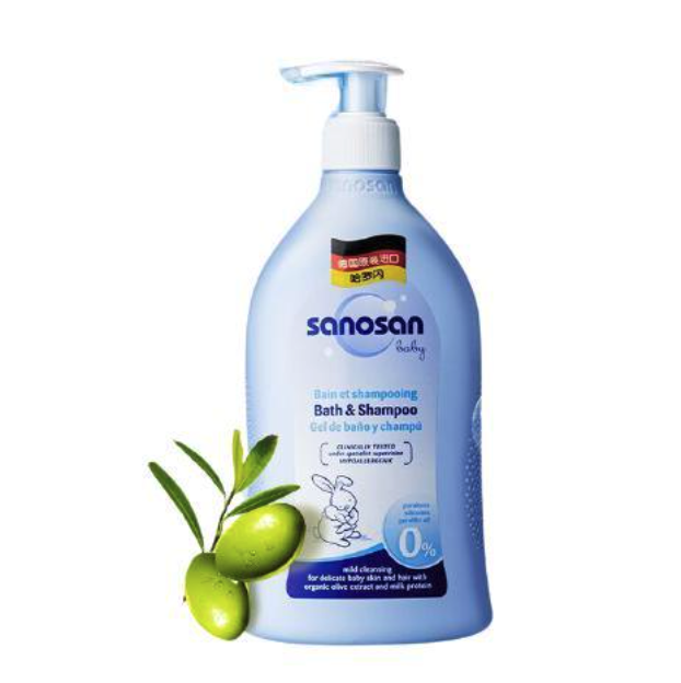 sanosan 哈罗闪 净护系列 婴儿二合一洗发沐浴露 400ml 24.9元