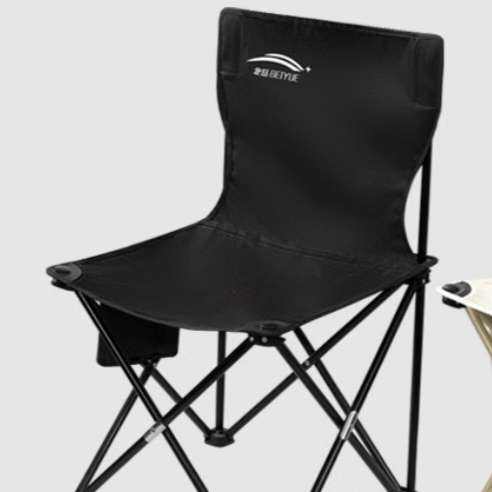 Plus会员:北岳户外折叠椅子 新升级-加强款 中号-炫黑 11.69元包邮（需用券）
