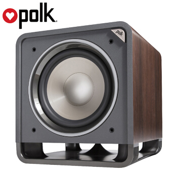 polk 普乐之声 HTS12 有源低音炮12英寸专业发烧家庭影院超重低音音响 胡桃棕