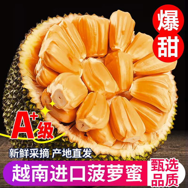 鲜福林 越南红心黄肉菠萝蜜 精选9-10斤 38.5元（需用券）