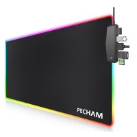 PECHAM LED 游戏鼠标垫 4 x USB-A $19.99