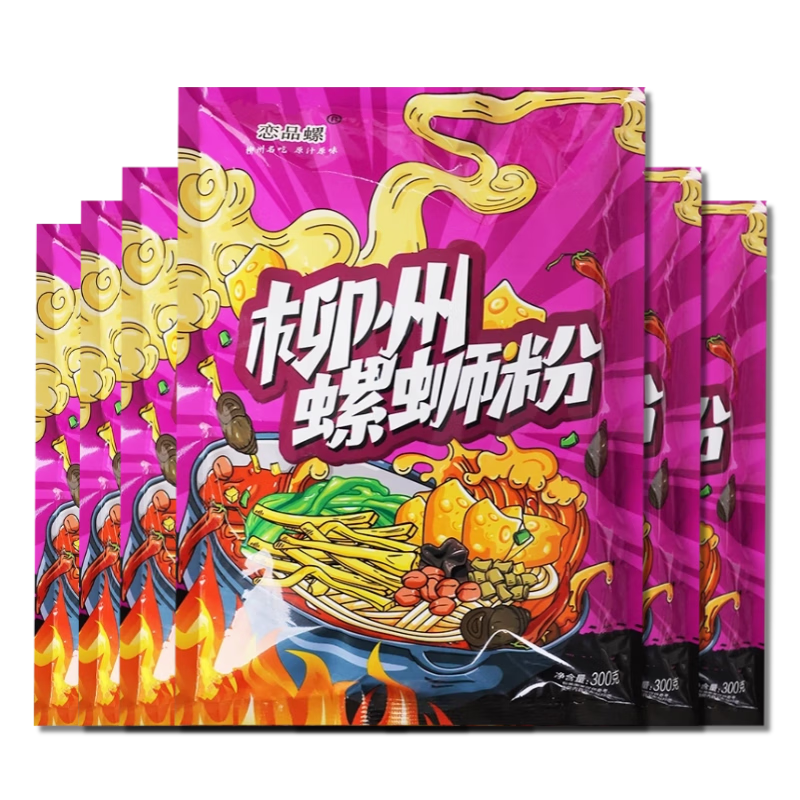 正宗柳州螺蛳粉 300g*6袋*3件 27.19元（合9.06元/件）