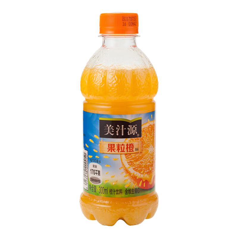 美汁源 可口可乐（Coca-Cola）美汁源酷儿橙汁/苹果汁果汁饮料450ml*12瓶 可口