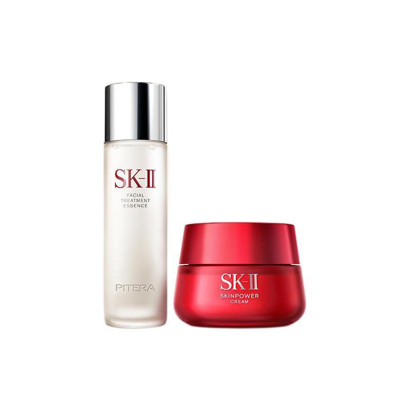 88VIP：SK-II 神仙水礼盒套装大红瓶面霜送礼 专柜礼盒礼袋 sk2 1272.05元