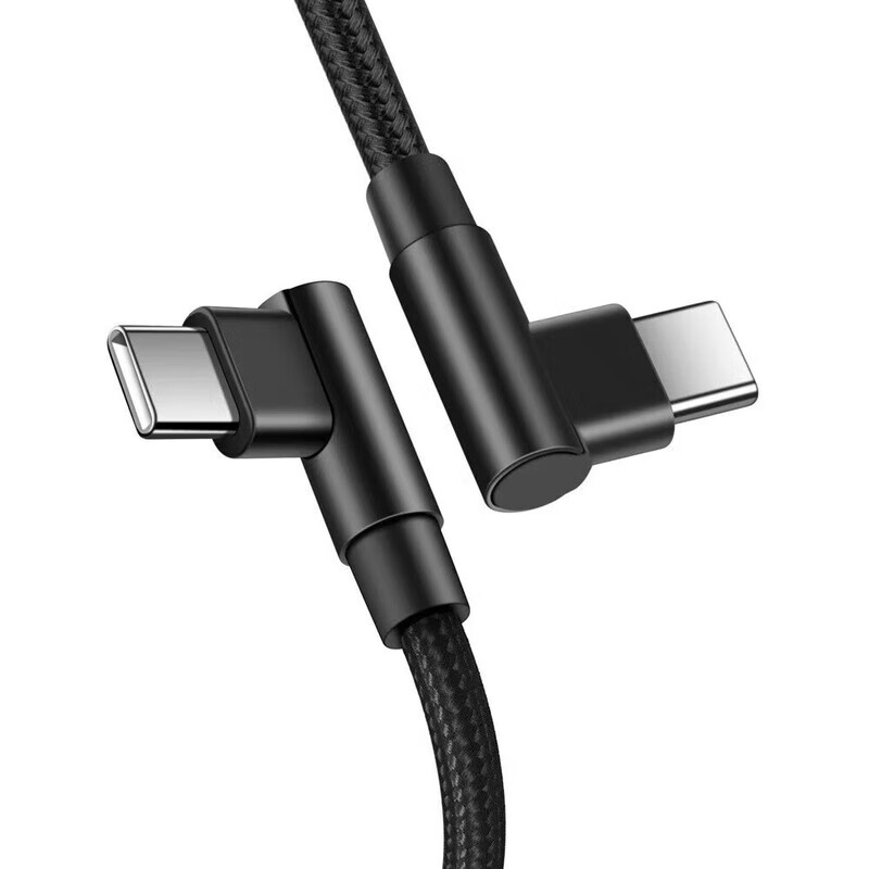 洛斯达 双TYPE-C 60W快充笔记本充电线 手机数据线 双弯头 1米 7.4元/件（共14.8