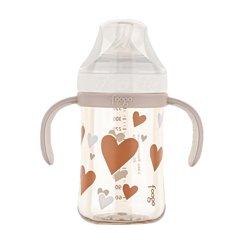 foogo 膳魔师 奶瓶1岁以上婴儿新生儿6个月以上宝宝ppsu躺着喝奶瓶 48元（需用