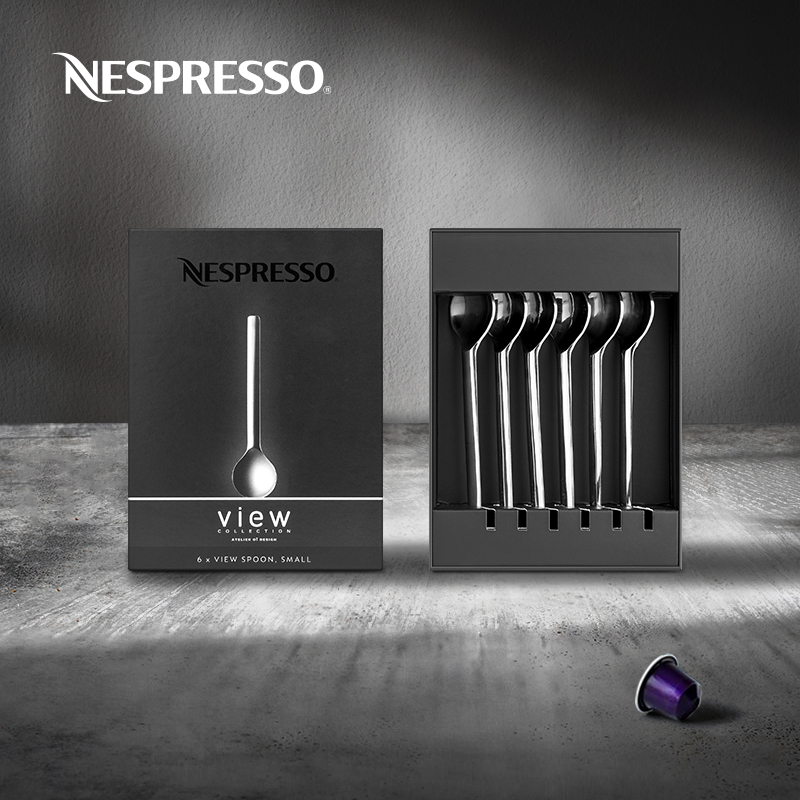 NESPRESSO 浓遇咖啡 View系列小号不锈钢咖啡搅拌勺套装 6支装 103元（需买2件，