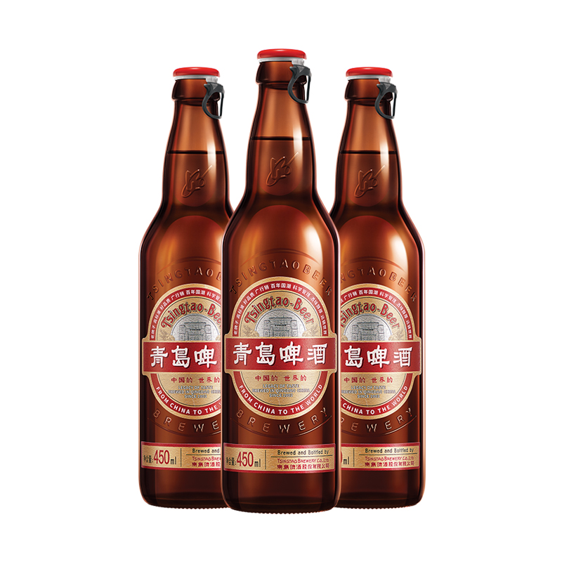 今日必买：青岛啤酒 TSINGTAO 国潮9.6度 450ml*12瓶 75.38元