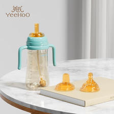 YeeHoO 英氏 婴儿重力球PPSU奶瓶300ml 带手柄 配三头两重力球59 58.39元（需用券