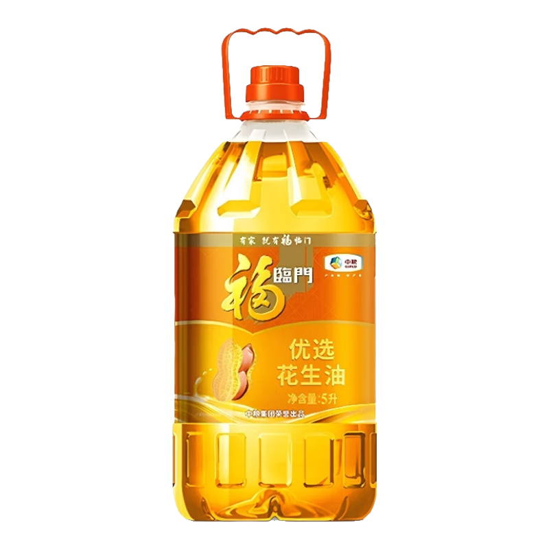 福临门 优选花生油 压榨一级 5L 食用油 58.69元 - 清风线报