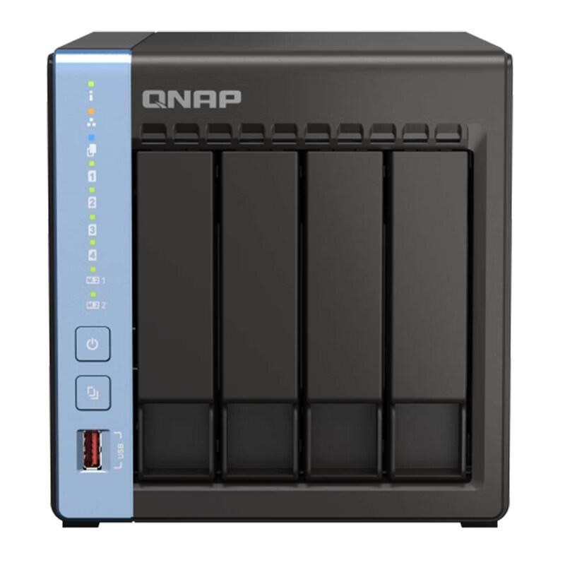 以旧换新补贴、PLUS会员：QNAP 威联通 TS-464C 4盘位NAS存储（N5095、8GB） 1524.9元