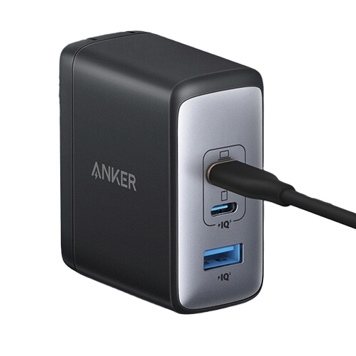 京东百亿补贴、PLUS会员：Anker 安克 A2145 氮化镓充电器 100W 2C1A 158.16元（拍下