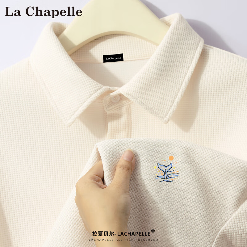 La Chapelle 男士纯色短袖POLO衫 39.9元（需买2件，需用券）