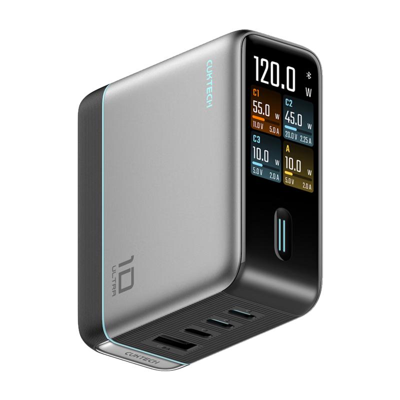 酷态科 10号超级电能充Ultra氮化镓充电器头120W/100W四口快充头接入米家 179.1