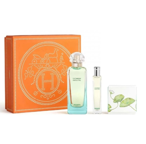 Hermes 爱马仕 尼罗河花园中性香水EDT100ml+EDT15ml+香皂50g 6.8折 ￥707