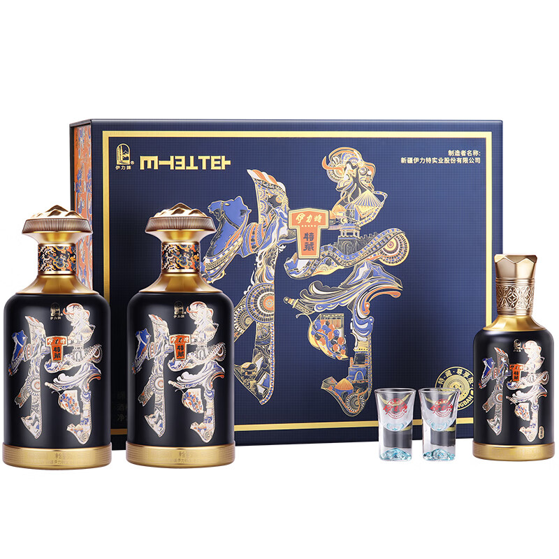 YILITE 伊力特 52度伊力特特藏尊享版500ml*2+250ml 175.66元包邮（需用券）