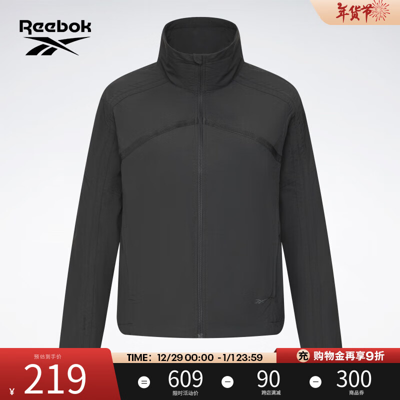 Reebok 锐步 官方防晒衣女23春夏新款梭织外套夹克户外23RCS104W 23RCS104WGH1 A/XL 21