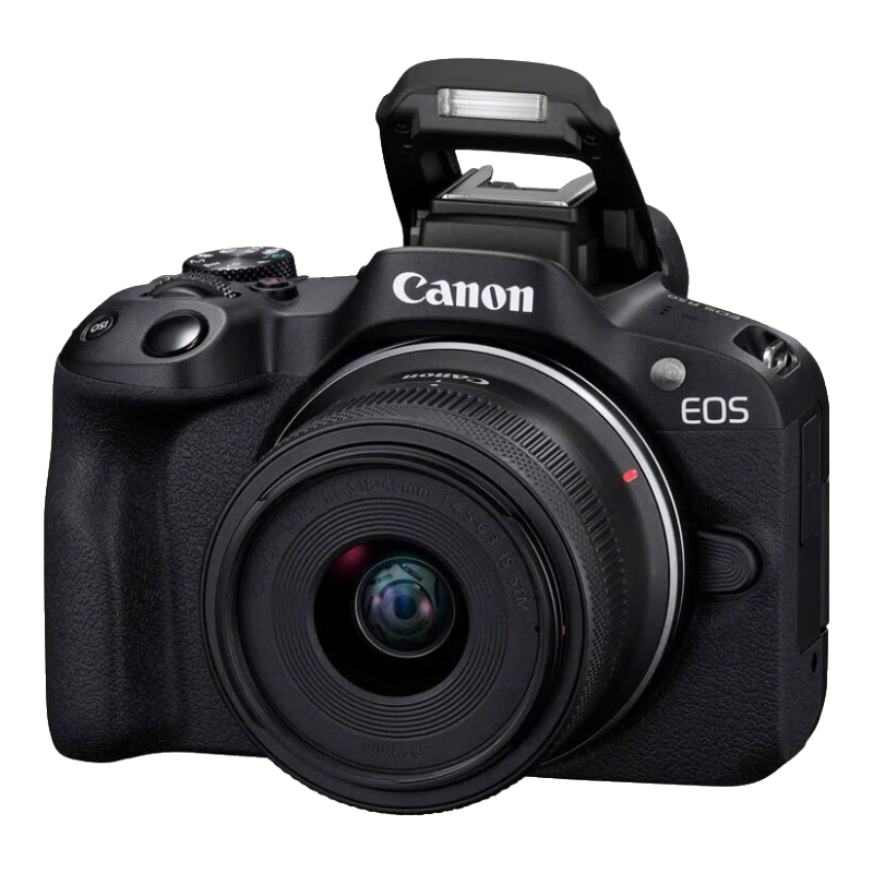 PLUS会员：Canon 佳能 EOS R50 微单相机 18-45mm 套机 黑色 4729.05元+税费 包邮（保