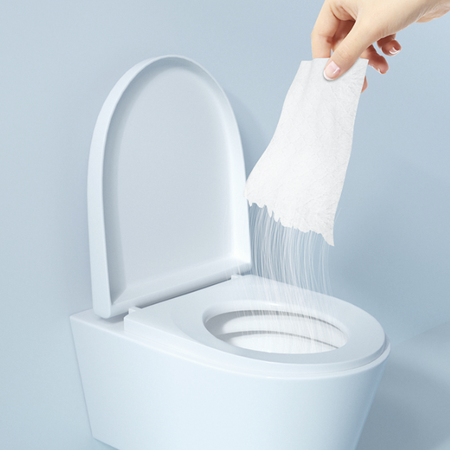 京东京造 湿厕纸 厕纸湿巾家庭装40片*5包(200片) 清洁湿纸巾湿巾 9.9元（需用