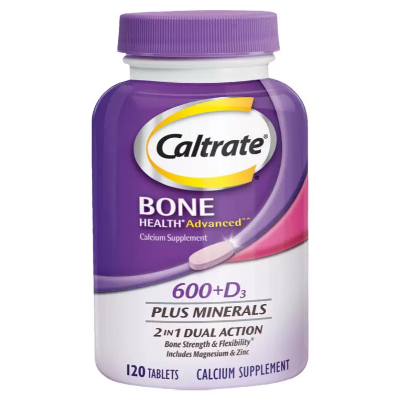 Caltrate 钙尔奇 惠氏 Caltrate 钙尔奇 韧骨小紫瓶 钙+维生素D3复合片120片 ￥37.05