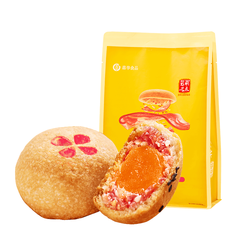 plus会员:嘉华鲜花饼 云腿小饼综合口味礼袋9枚225g *3件 62.65元（合20.88元/件