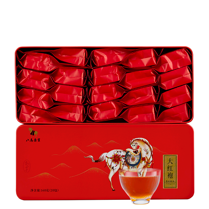 八马茶业 武夷山岩茶 盒装160g 54元包邮（需用券）