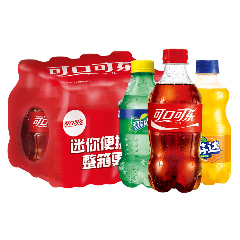 可口可乐 Coca-Cola 汽水 300ml*24瓶 3.7元