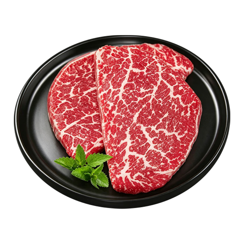 极品仕 澳洲谷饲和牛MB67 原切牛排 牛霖 1kg 96.4元（需买2件，需用券）