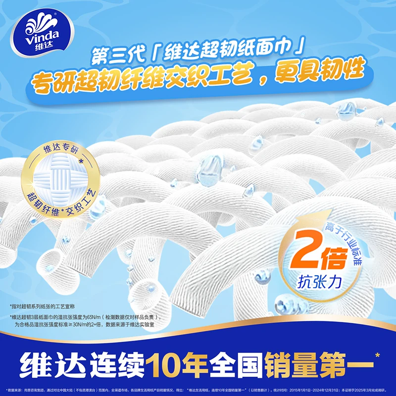维达 超韧抽纸3层150抽40包S码 66.41元正文更低价61.55元 - 86线报