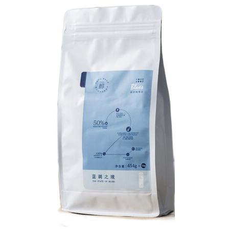 蓝调之境 中度烘焙 阿拉比卡 焙炒咖啡豆 500g 42.21元（需用券）